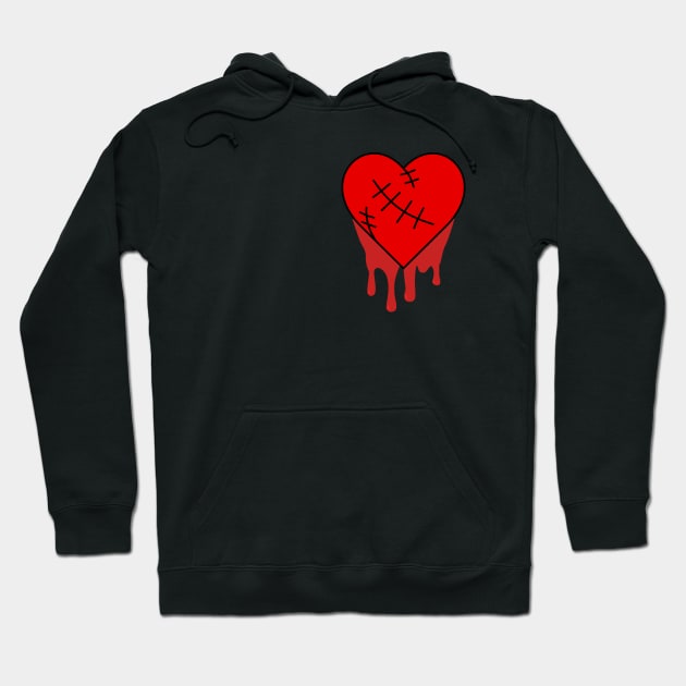 Bleeding Human Heart Hoodie by RavenWake